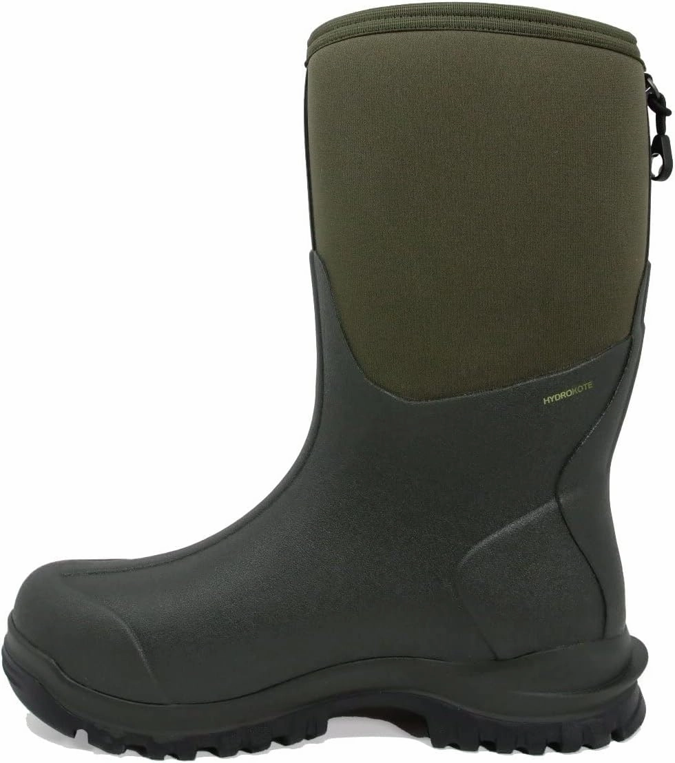 Dryshod Mens Legend Mxt Round Toe Mid Pull On Rain Casual Boots Mid Calf - Green