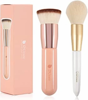 DUcare Flat Top Kabuki Foundation Brush   Large Powder Brush Kabuki Makeup Brush