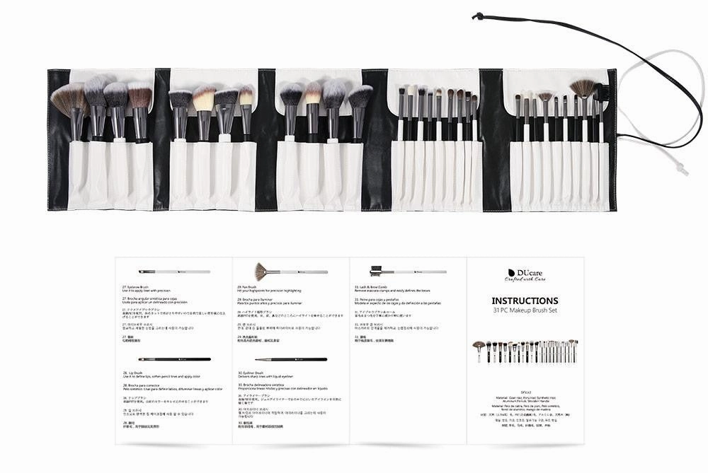 DUcare panda 31pcs makeup brushes set