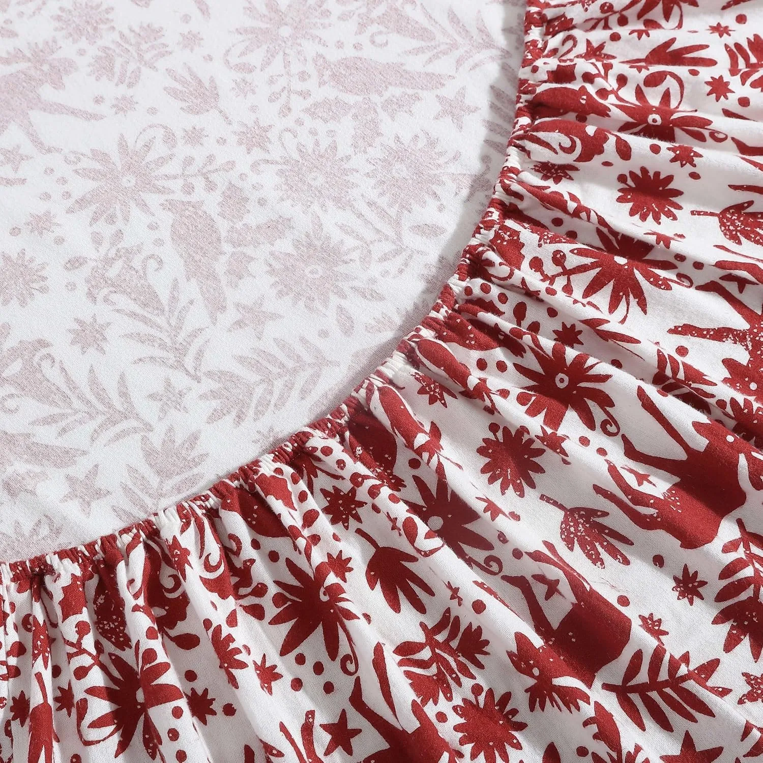 Eddie Bauer - Queen Sheets, Cotton Flannel Bedding Set, Brushed for Extra Softness, Cozy Home Decor (Arcadia Red, Queen)