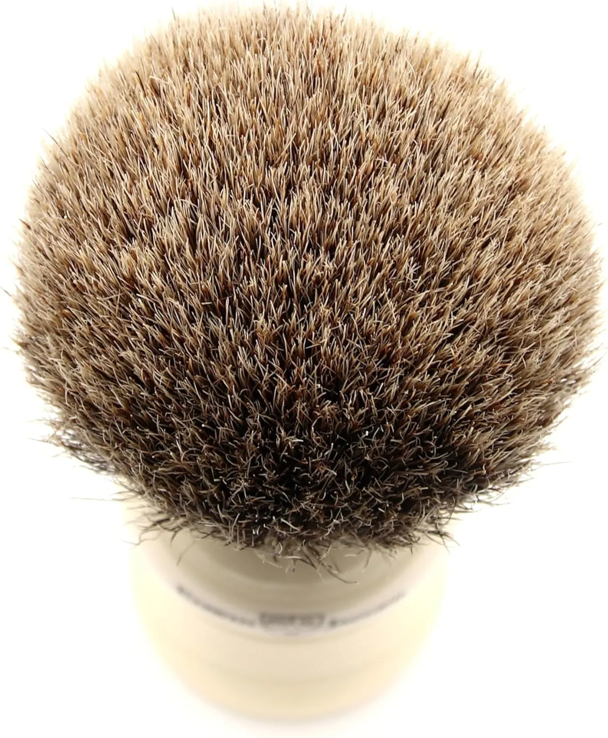 Edwin Jagger 3EJ287 Large Super Badger Shaving Brush, Imitation Ivory for use with Shaving Cream or Soap for Men