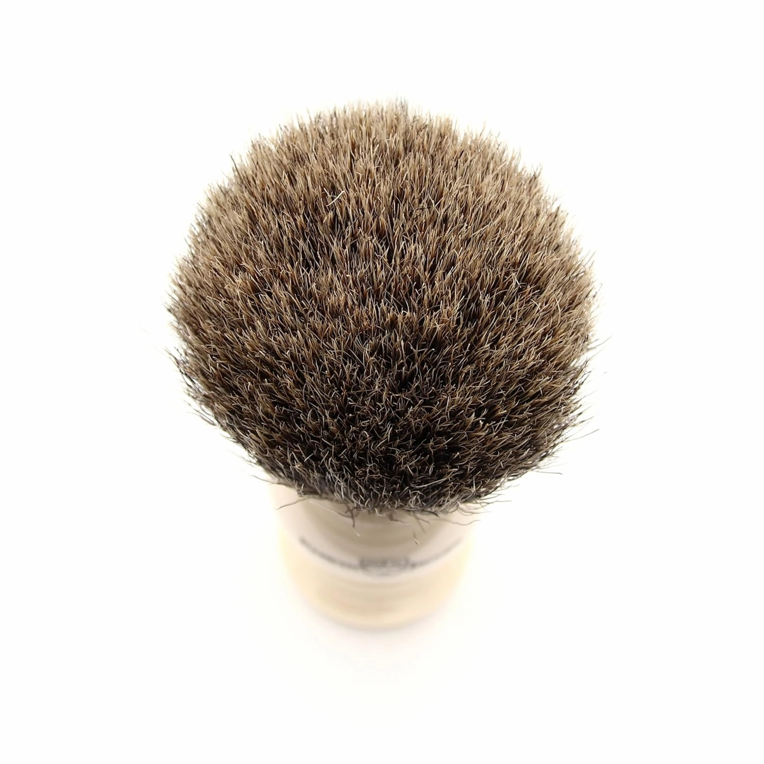 Edwin Jagger 3EJ877 Large Best Badger Shaving Brush, Imitation Ivory for use with Shaving Cream or Soap for Men