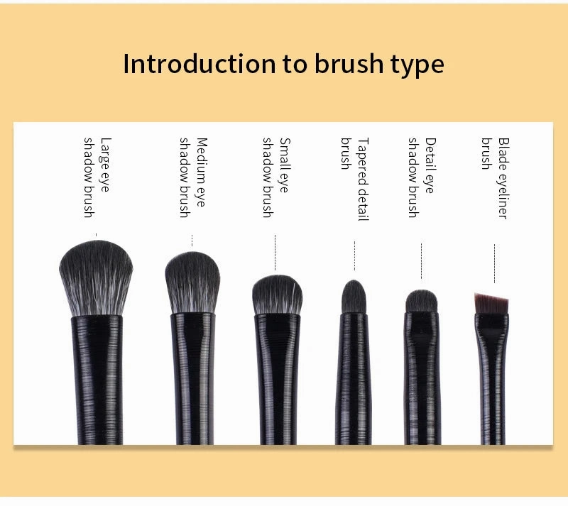 Elara Glow Natural Eye Makeup Brush Set – Precision Blending, Eyebrow, Eyeshadow & Eyeliner Tools for Flawless Eye Looks-190225