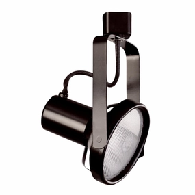 ELCO Lighting ET687B PAR 38 Line Voltage Front Loading Gimbal Track Fixture, 150W 120V