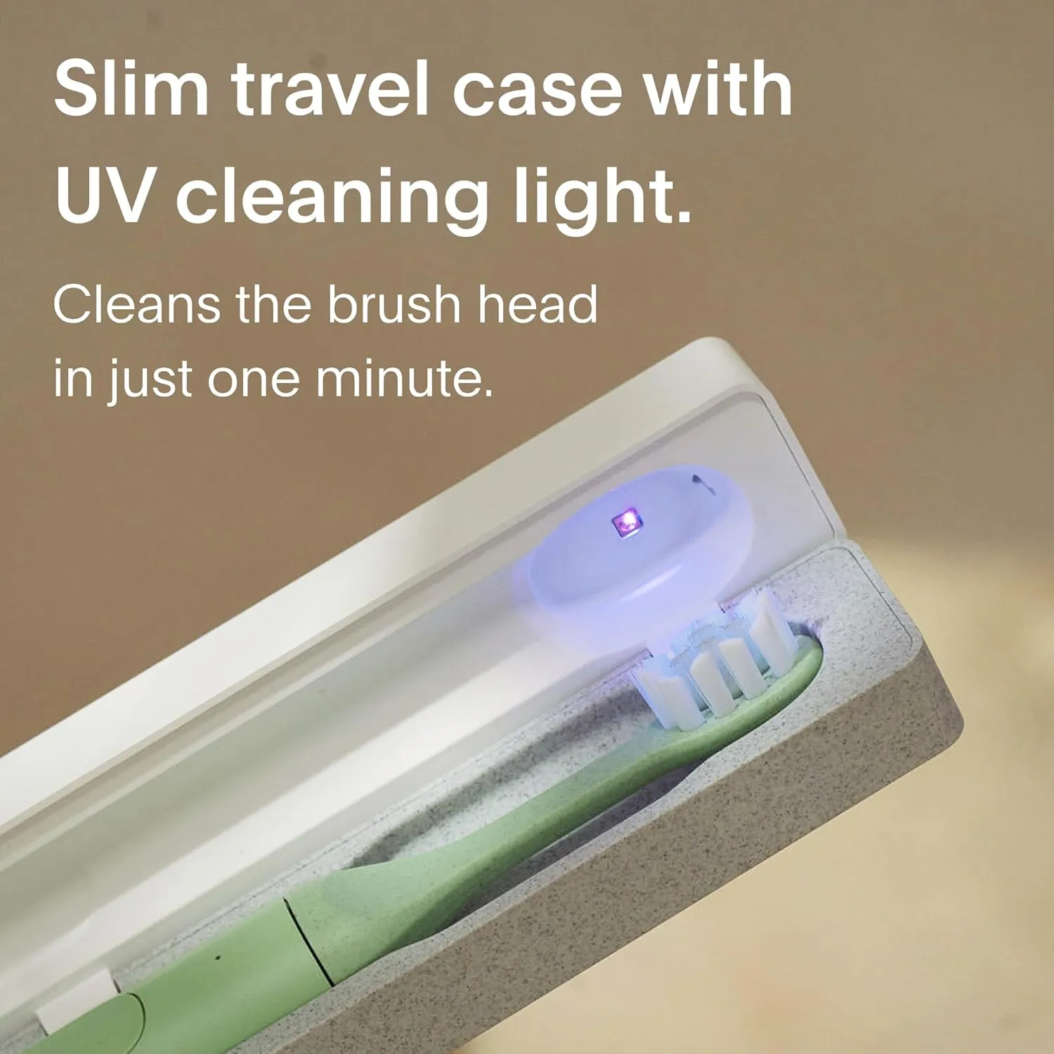 Electric Toothbrush - Sustainably Designed in California. Electric Toothbrushes Adults. Durable Slim Sonic Travel Tooth Brush. 40-Day Battery