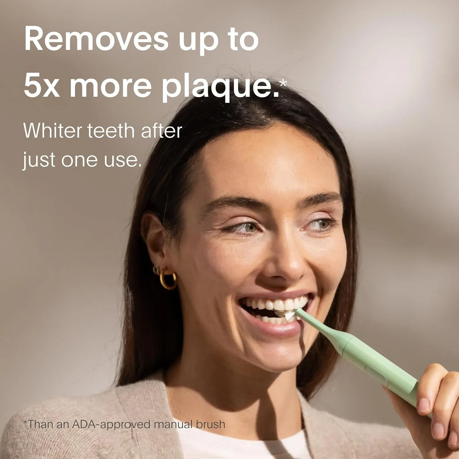 Electric Toothbrush - Sustainably Designed in California. Electric Toothbrushes Adults. Durable Slim Sonic Travel Tooth Brush. 40-Day Battery