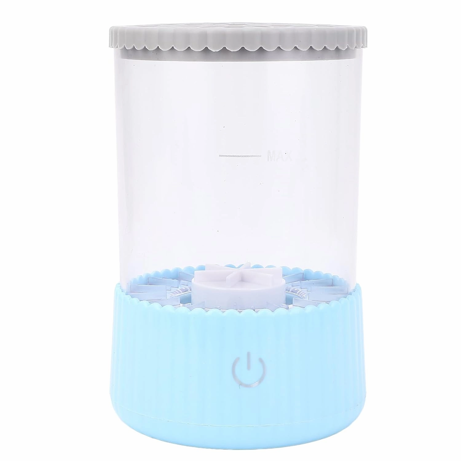 Electric Makeup Brush Cleaner Automatic Gentle Cleaning Large Capacity User Friendly for Various Brushes and Sizes (Blue)