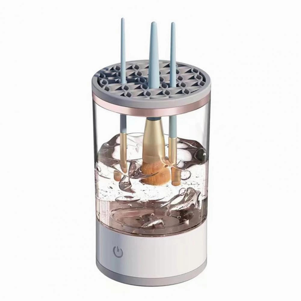 Electric Makeup Brush Cleaner, Makeup Cleaner, Brush Cleaner Fit for All Size Beauty Makeup Brush Set, Spinner Dryer Automatic Brush Cleaner