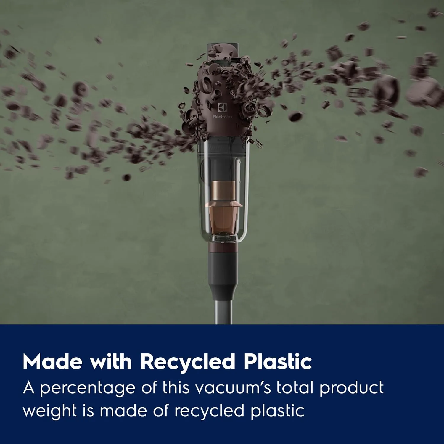 Electrolux Ultimate700 Complete Home Cordless Stick Vacuum with 3 Specialized Nozzles (Multi-Surface, Hard Floor & Pet), 50-Minute Run Time, 4 Power Modes, Walnut Brown