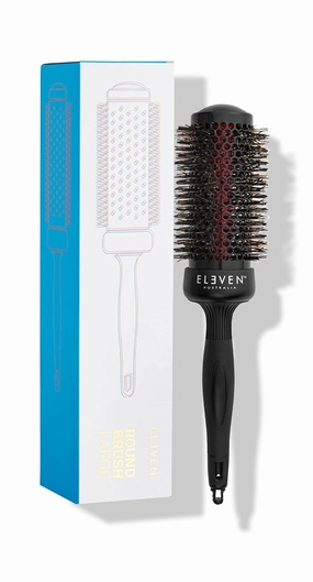 ELEVEN AUSTRALIA Round Brush - Professional Hair Styling Tool - Ceramic Barrel for Frizz Control, Volume & Smooth Finish, Ideal for Blow Drying & Curling