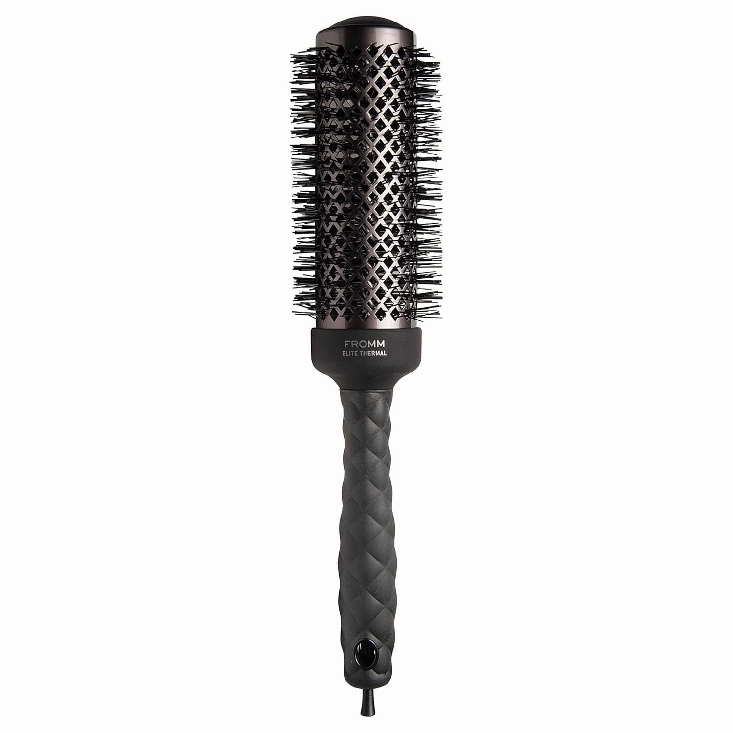 Elite Thermal Ceramic x Ionic 1.75 Inch Round Hair Brush for Expert Blowouts, Hair Drying, Extended Barrel for Anti-Static Styling, Smoothing, Straightening, and Shine, Ideal for Short Hair