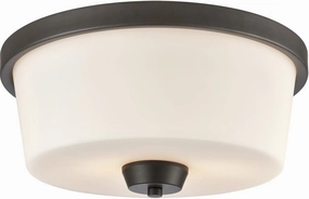 Elk Home Thomas Lighting 2L Flush Mount in ORB