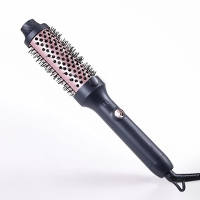 Elle - Infrared Heated Round Brush, Gentle Heat Effortless Volume and Shine (Black)