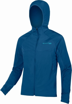 Endura Mens MT500 Mountain Cycling Jersey Thermal Long Sleeve Blueberry, XX-Large
