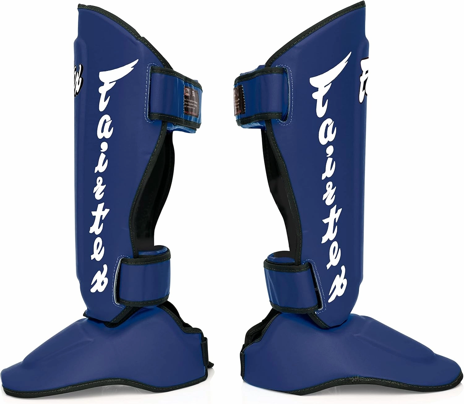 Fairtex SP7 Muay Thai Shin Guards for Men, Women, Kids | Shin Guards Made with Syntek Leather & are Premium, Lightweight & Durable | Detachable shin & Foot Protector