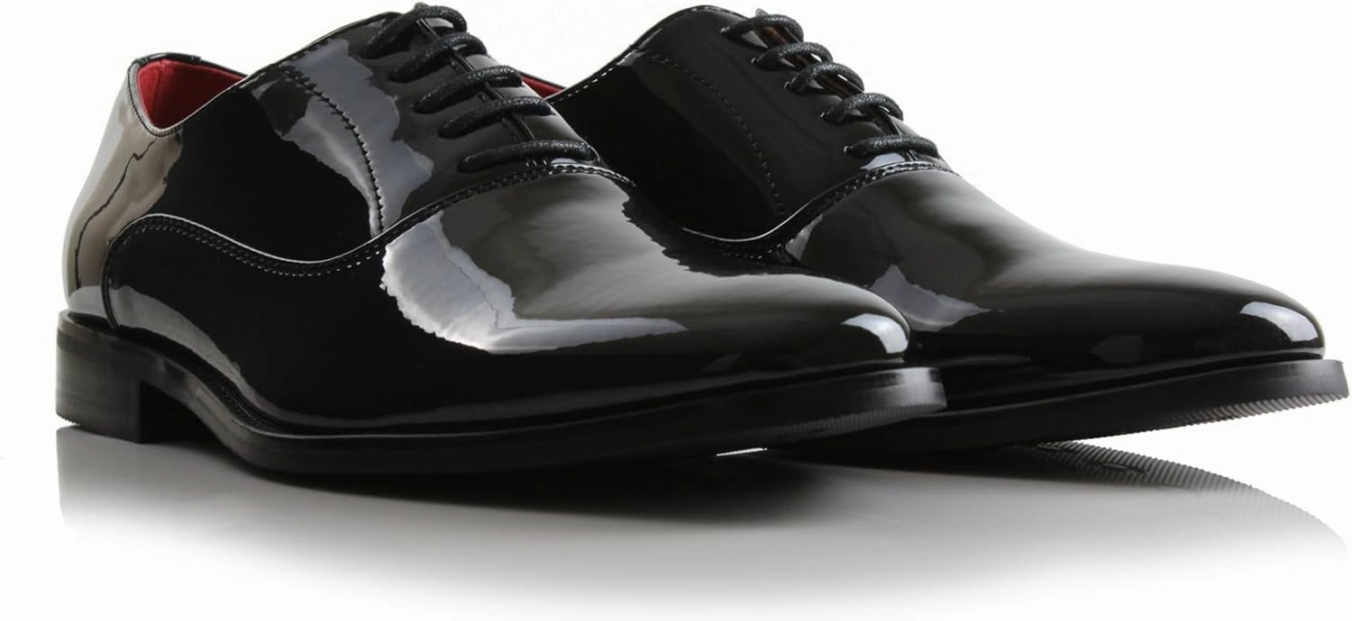Ferro Aldo Classic Men's Classic Formal Oxford Round Toe Dress Shoes