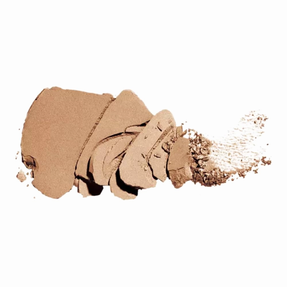 FLOWER BEAUTY Light Illusion Perfecting Powder Pressed Powder Face Makeup Buildable Medium Coverage with Blurring Pigments Includes Mirror Sponge, Tawny, 0.28 Ounce