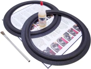 Foam Surround Edge Repair Kit - 2 Speaker Kit - 10 Inch - Compatible with Altec Lansing Model 4, Model 6, 24378, 611, 1010, 891a, 891b, 891v, 9813, Design 10, Design 20, Many More