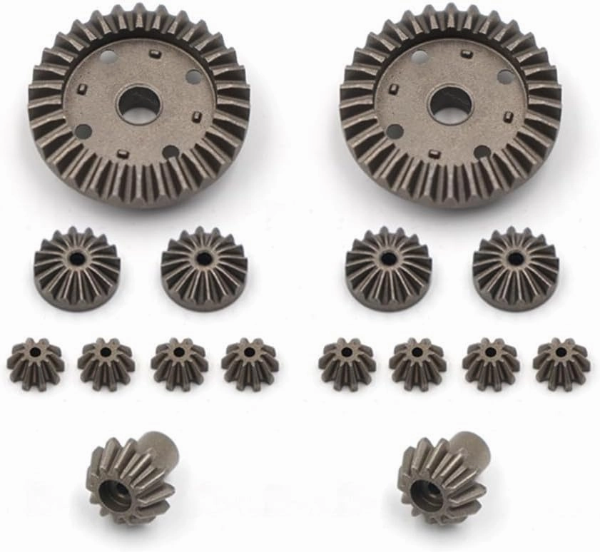 for Wltoys 12427 12429 12428 12423 Feiyue 1/12 RC car Front Differential Upgrade Metal Parts for Differential Gear case Then(Then Cup)