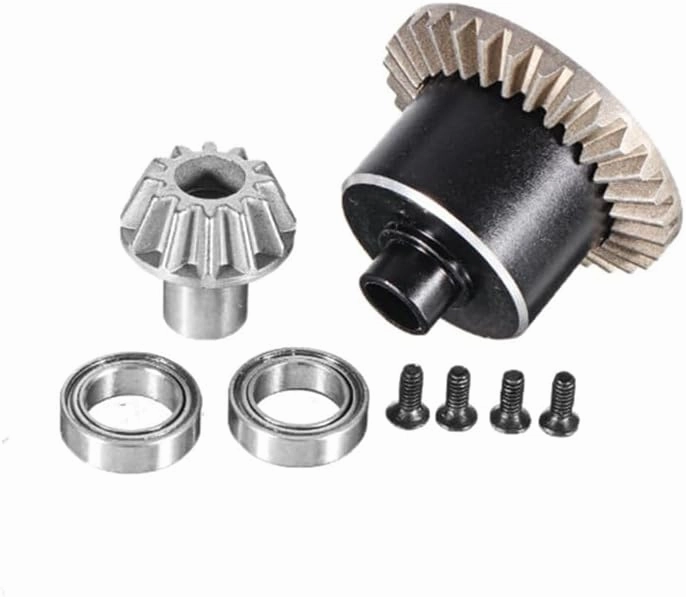 for Wltoys 12427 12429 12428 12423 Feiyue 1/12 RC car Front Differential Upgrade Metal Parts for Differential Gear case Then(Then Cup)