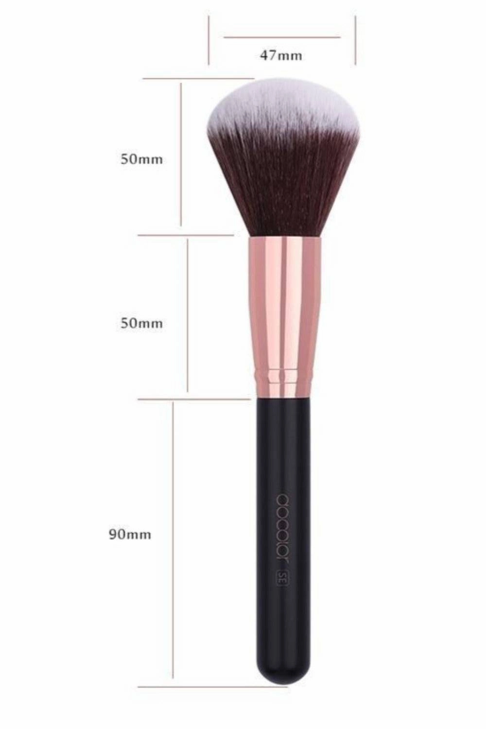 Foundation Fan Contour Flat Top Highlighter Makeup Brushes