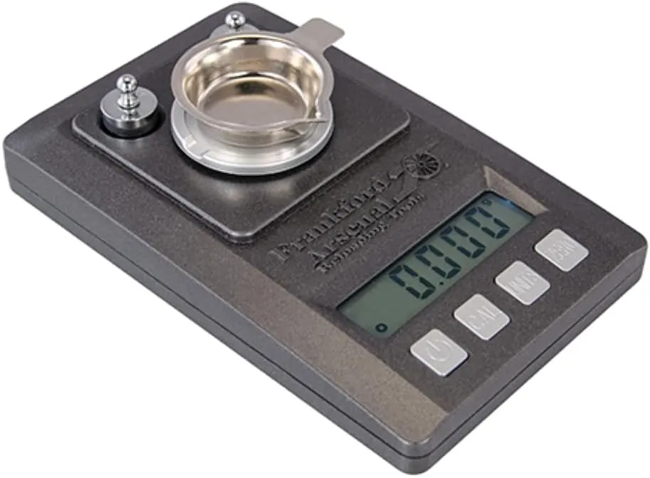 Frankford Arsenal Platinum Series Precision Scale with LCD Display, Auto Shut-Off, Case for Accurate Measurements, Reloading