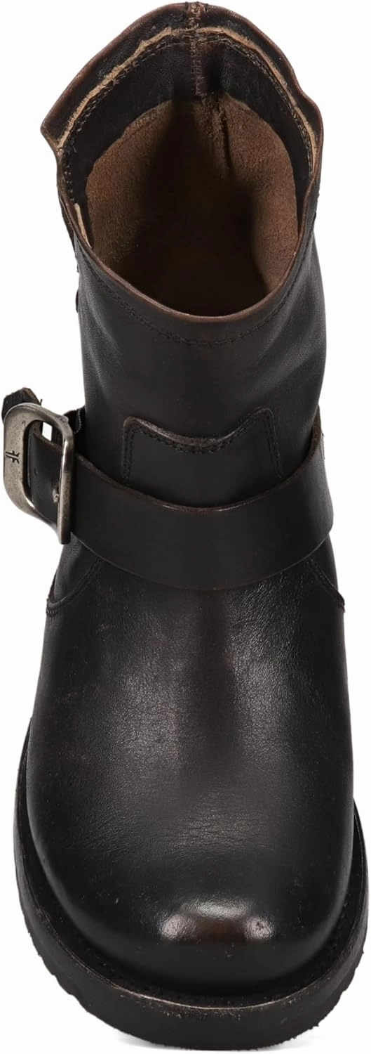 Frye Veronica Booties for Women Made from Full Grain Brush-Off Leather with Antique Metal Hardware and Waterproof, Hand-Stitched Goodyear Welt Construction