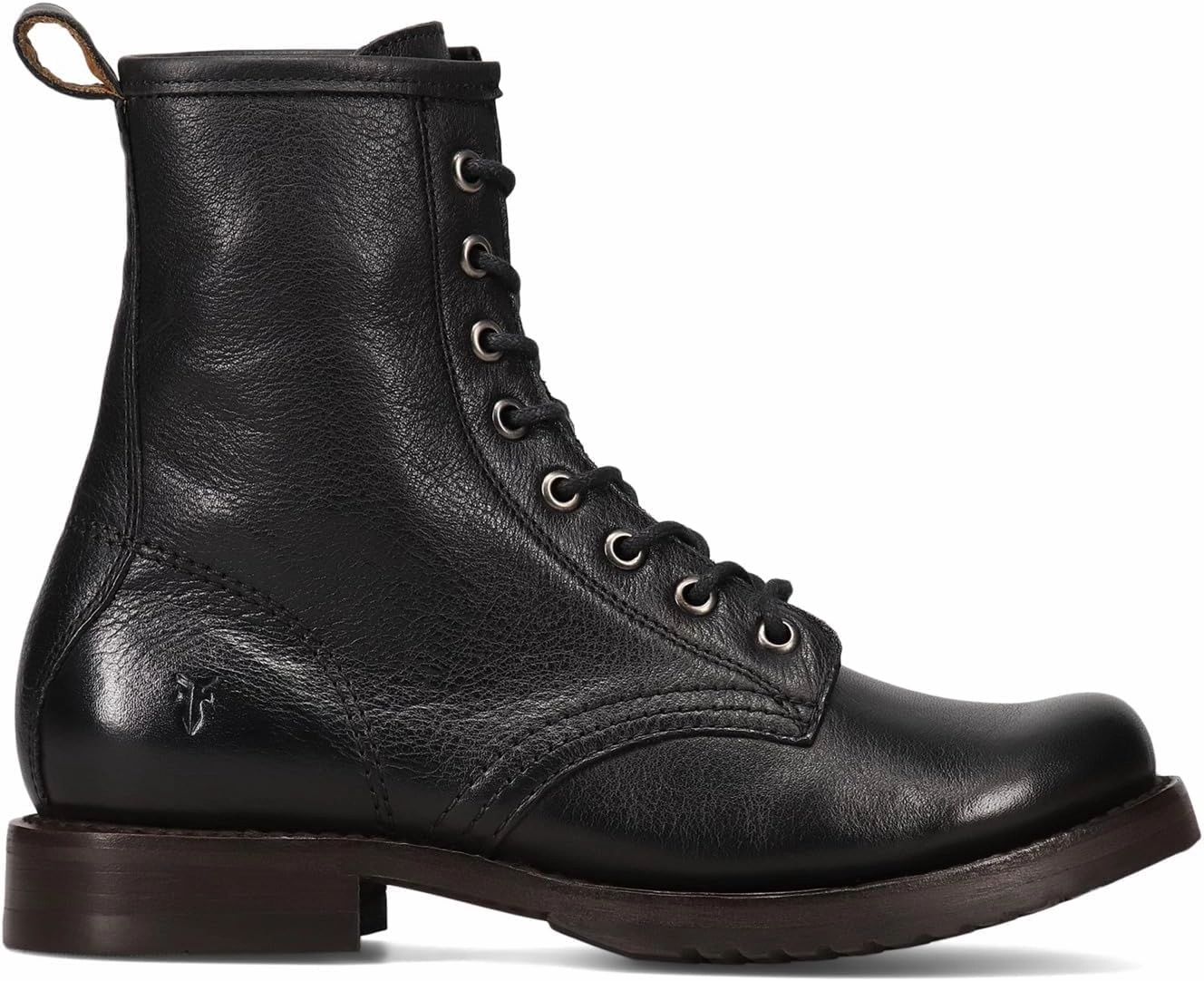 Frye Veronica Women’s Combat Boots Crafted from Hand-Burnished Vintage Italian Leather with Genuine Stitch-Down Welt Construction and Leather Lining – 6 ¾” Shaft Height