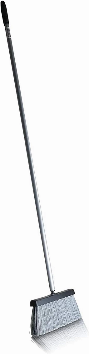 Fuller Brush Deep Reach Black Slender Complete Broom with Clip On Dustpan