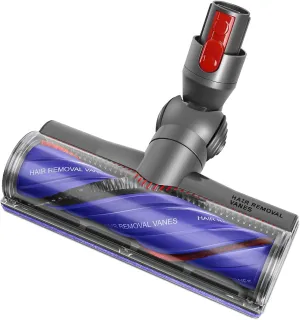 FUNTECK Anti Tangle Motorized Cleaner Head for Dyson V8 V10 V11 V15 Cordless Vacuums, Direct Drive Vacuum Head Ideal for Carpets and Hardwood Floor
