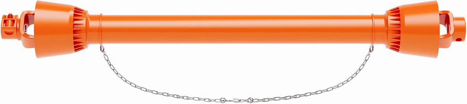 Garvee 1 3/8" PTO Shaft PTO Drive Shaft, 6 Spline End Round End PTO Driveline Shaft, Series 4 Tractor 43"-61" Brush Hog PTO Shaft for Bush Hog,Finish Mower,Rotary Cutter