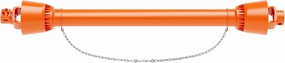 Garvee 1 3/8" PTO Shaft PTO Drive Shaft, 6 Spline End Round End PTO Driveline Shaft, Series 4 Tractor 43"-61" Brush Hog PTO Shaft for Bush Hog,Finish Mower,Rotary Cutter