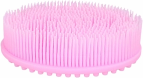 Gatuida 2Pcs Silicone Bath Brushes Scrubbers for Gentle Cleansing Quick Dry Durable Design Suitable for All Ages for Home and Travel Use Blue Pink