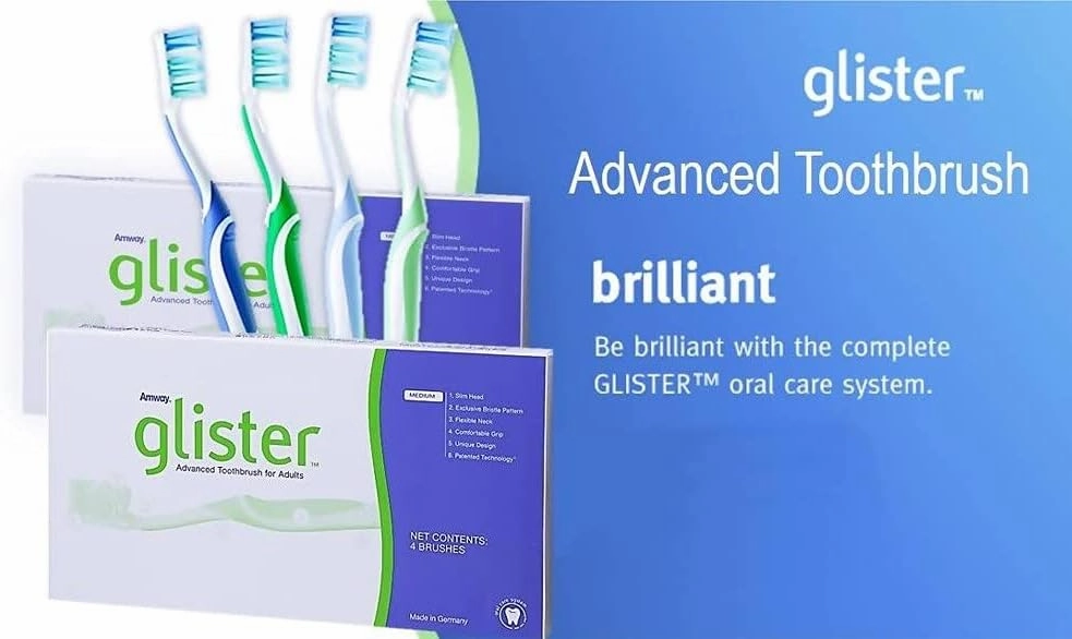 Glister Advanced Toothbrush (4 Brushes)