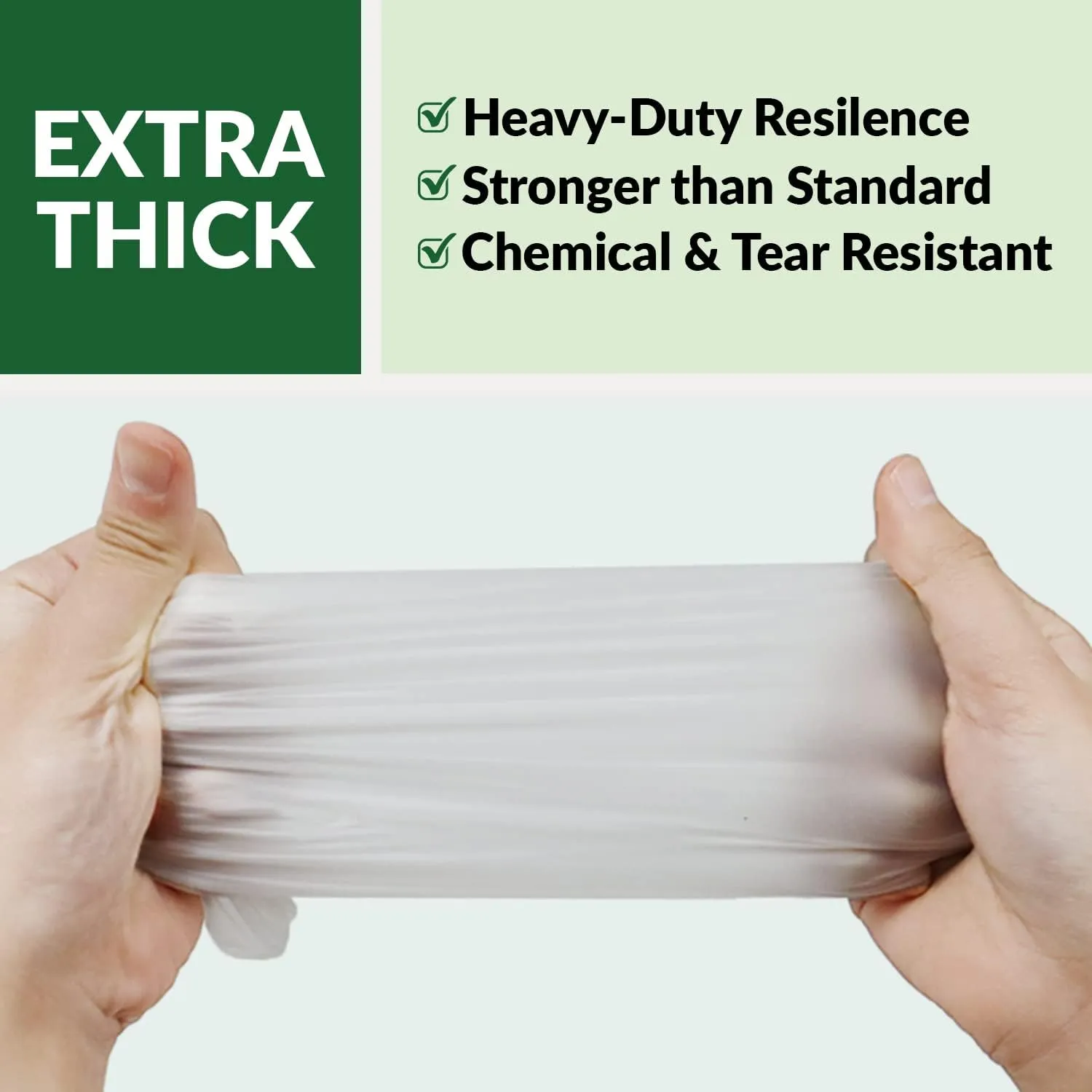 GORILLA SUPPLY Disposable Heavy Duty Vinyl Gloves Latex & Powder Free, BPA Free Food Safe, 100, 300, 1000, S, M, L, XL