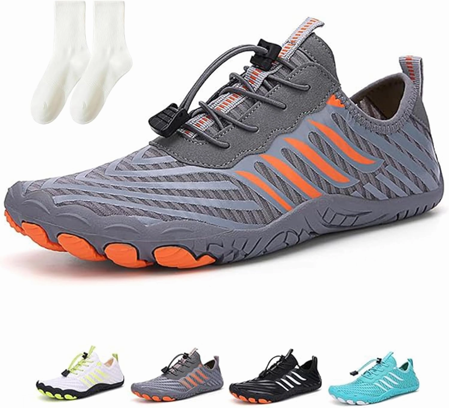 Grounded Barefoot Footwear for Women Men, Hike Barefoot Shoes for Women, Non-Slip Water Shoe for Womens Men