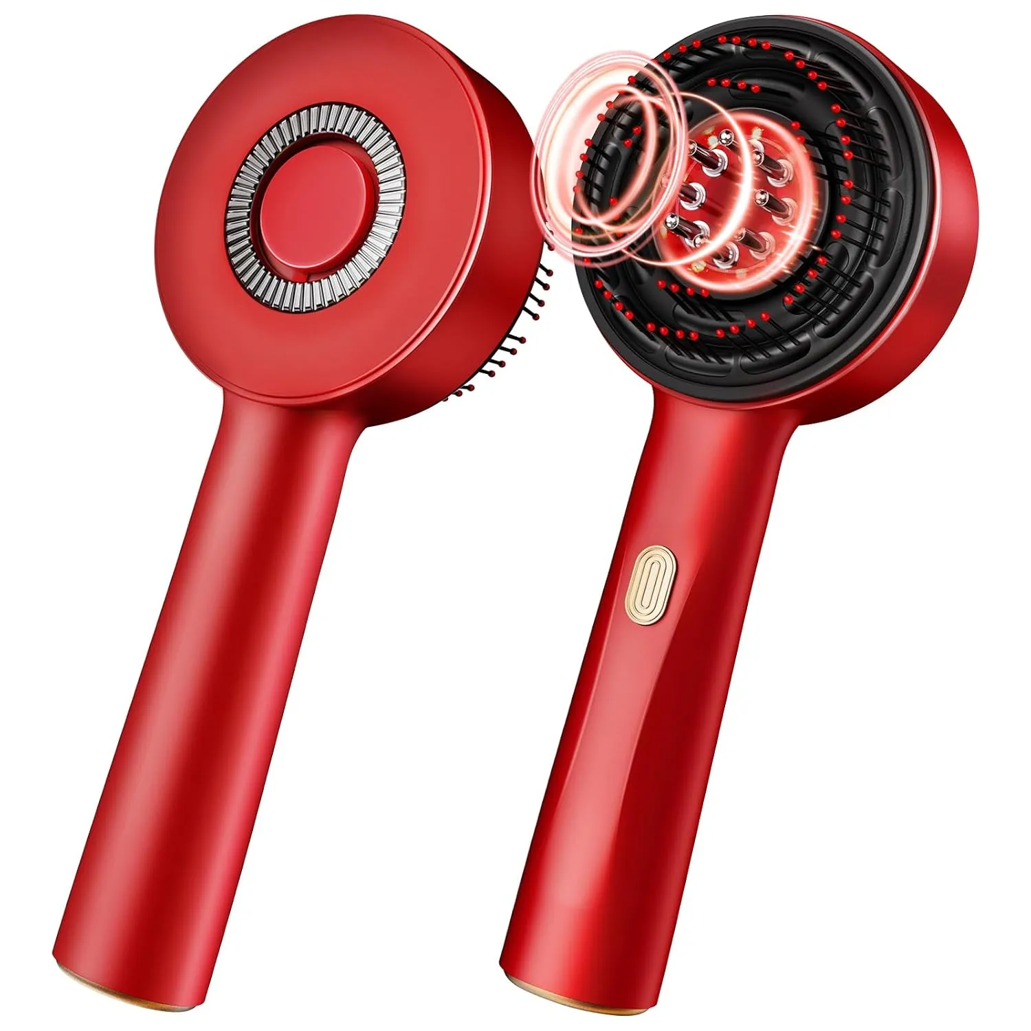 Hair Oil Applicator Electric Hair Brushes, Cordless Eletric Hair Massage Brush, Portable Scalp Massaging Comb with Oil Dispenser, IPX7 Waterproof Scalp Brush for Home, Travel