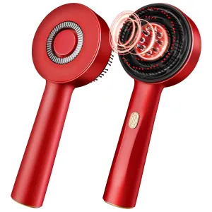 Hair Oil Applicator Electric Hair Brushes, Cordless Eletric Hair Massage Brush, Portable Scalp Massaging Comb with Oil Dispenser, IPX7 Waterproof Scalp Brush for Home, Travel