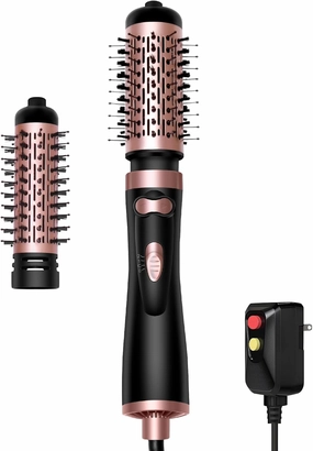 Hair Dryer Brush, 3-in-1 Rotating Round Hot Air Spin Brush Set