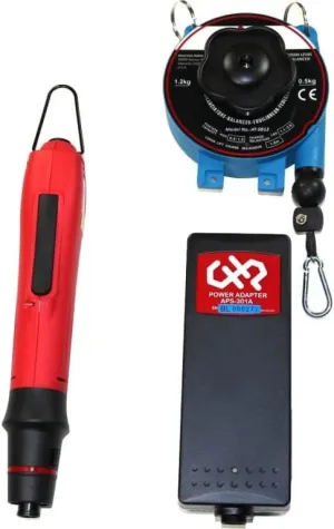 Hakko AT-6500B-SET - Brushless Electric Screwdriver with Power Supply and Spring Balancer