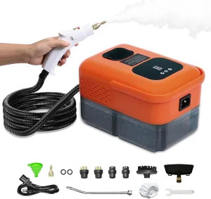 Handheld Steam Cleaner, 2500W Pressurized Steamer for Cleaning with 14 Accessories, Multipurpose Steam Cleanr for Home Use, Home Floor Cleaning, Upholstery, Kitchen, Bathroom, Grout and Car