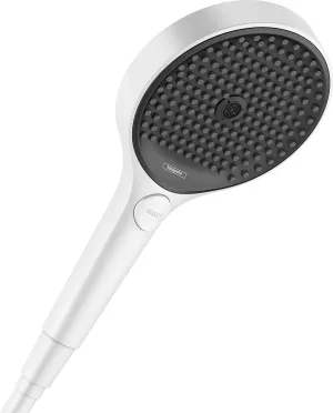 Hansgrohe 26864700 3jet Rainfinity Hand Shower 130, 3 Sprays, Matt White