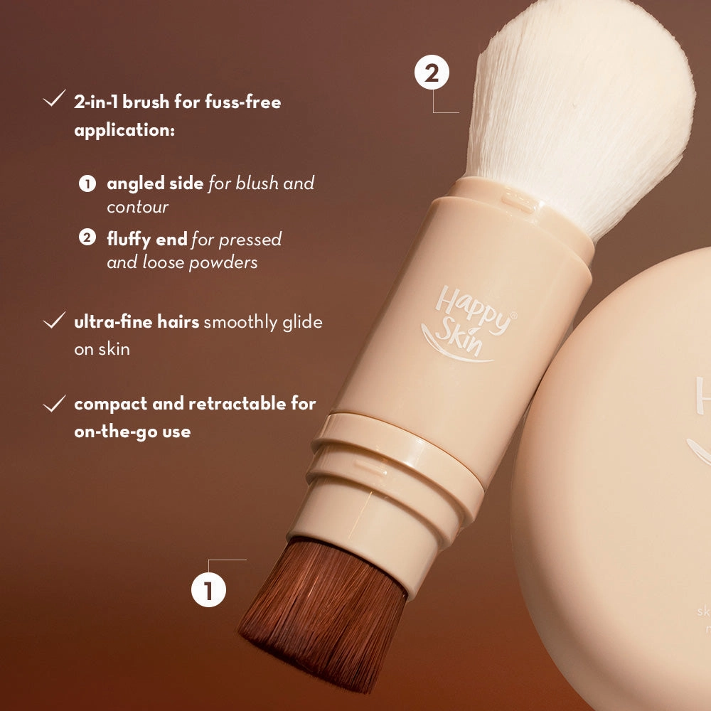 Happy Skin Dual Face Brush