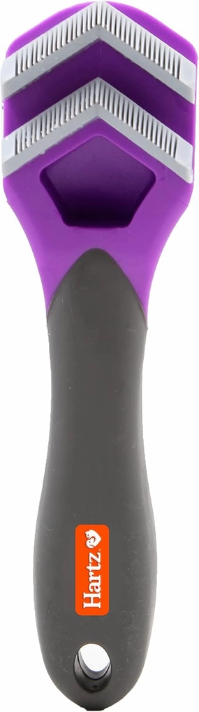 Hartz Groomer's Best Fur Fetcher De-Shedder Cat Brush,Black