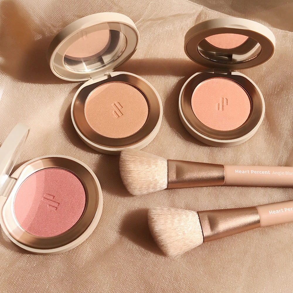 Heart Percent Angled Blush Brush