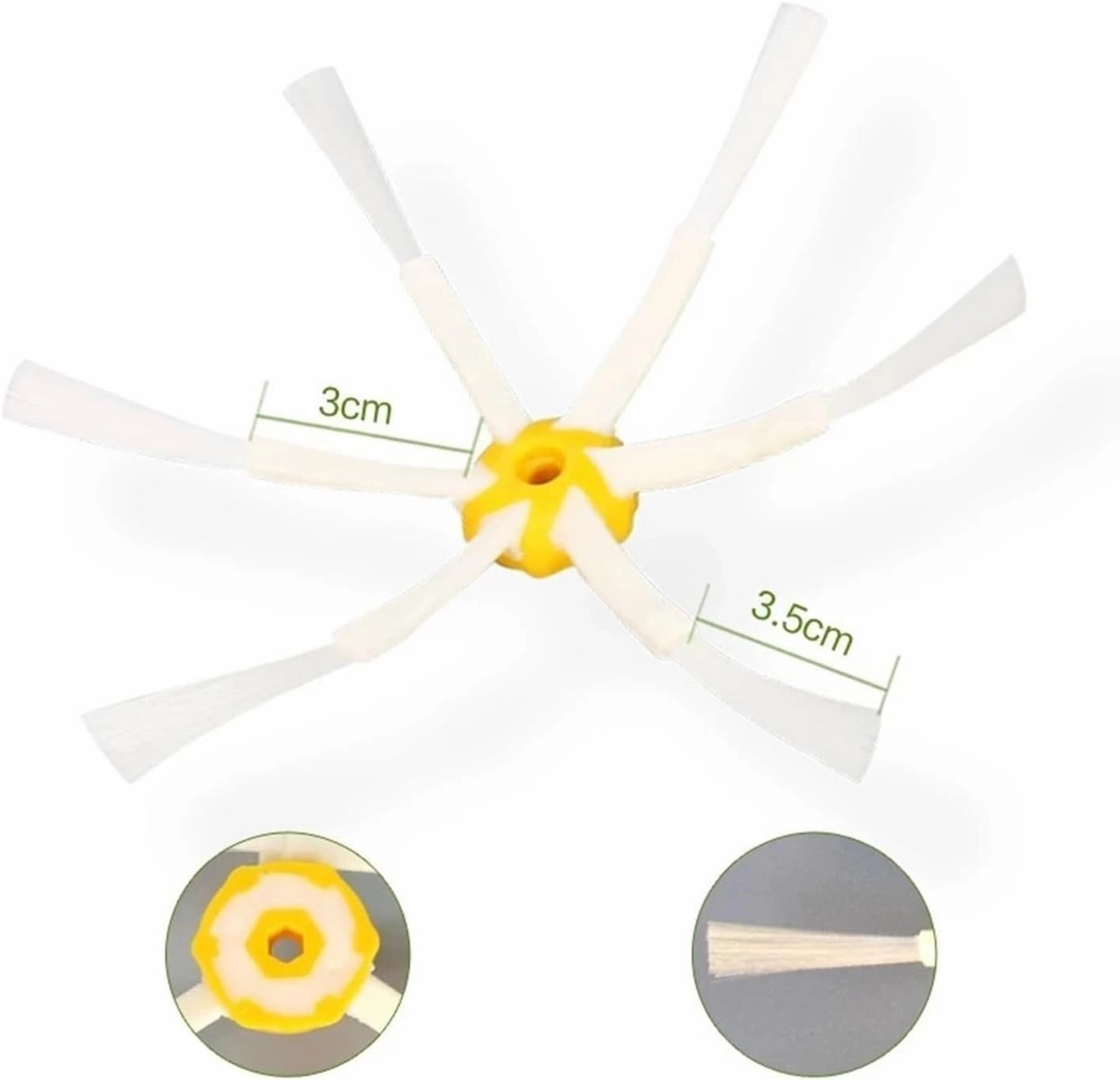 Hepa Filter Main/Side Brush Wheel Parts，Compatible for Roomba，500 Series 555 560 561 562 563 570 581 Vacuum Cleaner Accessories(Tool)