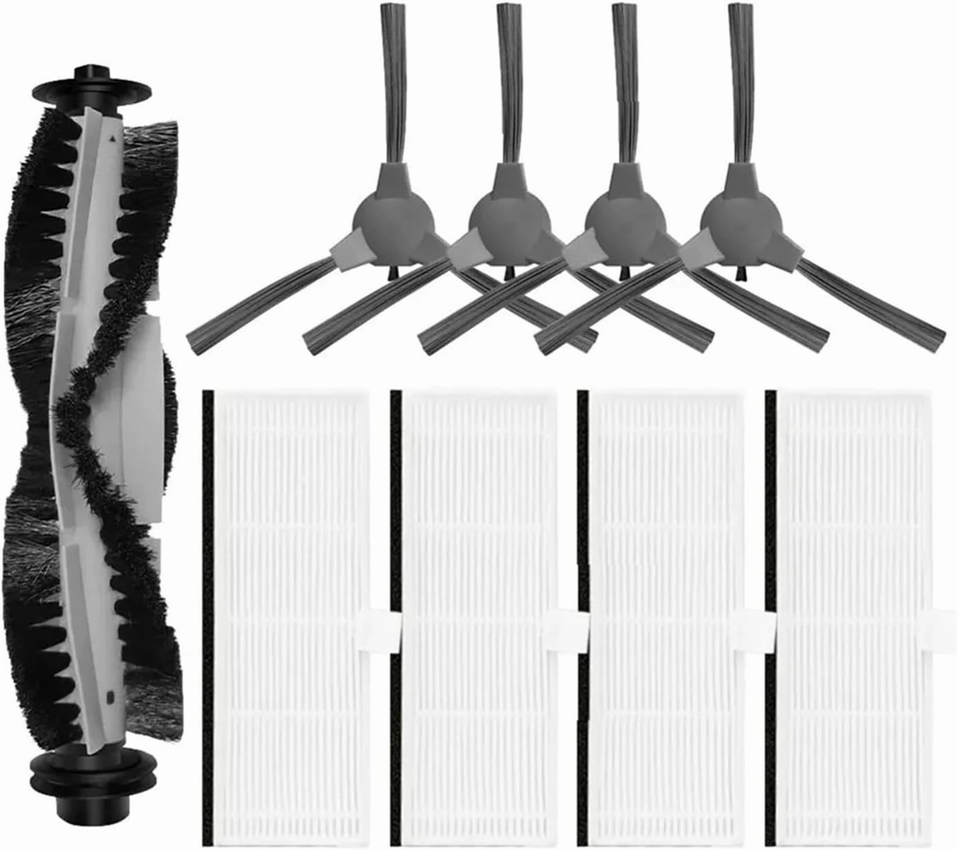 Hepa Filter Robot Vacuum Cleaner Accessories，Compatible for Ultenic，T10 Elite Roller Side Brush
