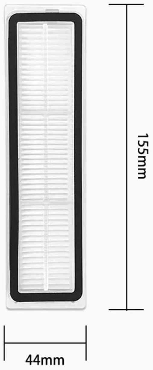 HEPA Filters Replacement Parts，Compatible for Dreame，D9 Max Gen2 Robot Vacuum Accessories Parts Rubber Main Side Brushes Mop Cloths(Combination Pack 6)