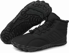 Hike Winter Footwear Barefoot Womens Mens, Waterproof Non-Slip Barefoot Winter Boots Wide Toe Box