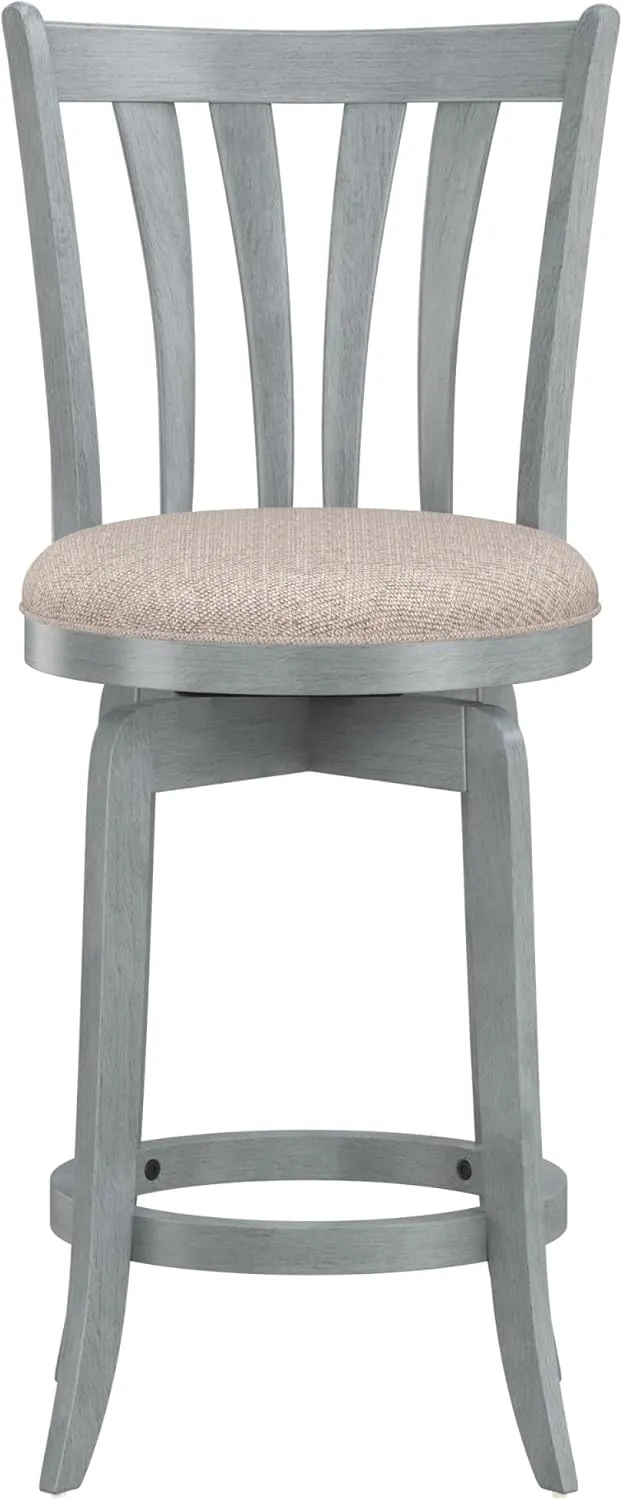 Hillsdale Furniture Hillsdale Savana Swivel Counter Stool, Blue